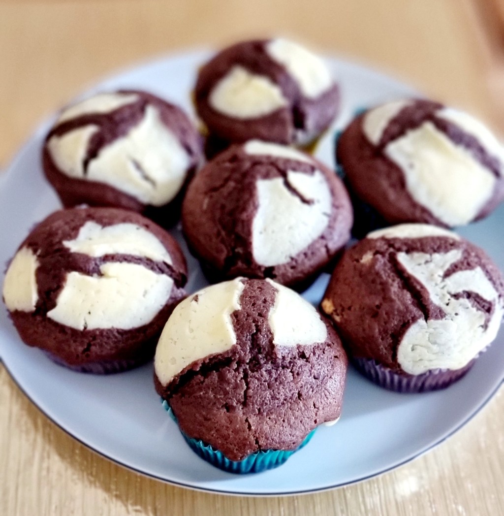 Schokoladen-Cheesecake-Muffins