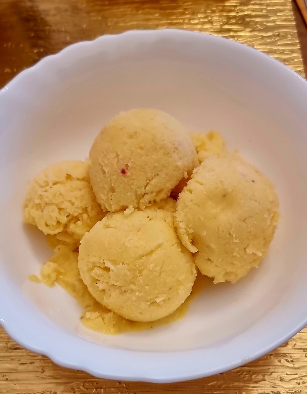 Mango Pfirsich Bananen Eis ohne&nbsp;Eismaschine