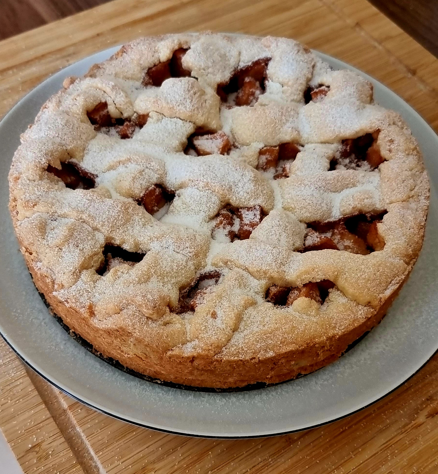 Appeltaart – Apfelkuchen holländischer Art