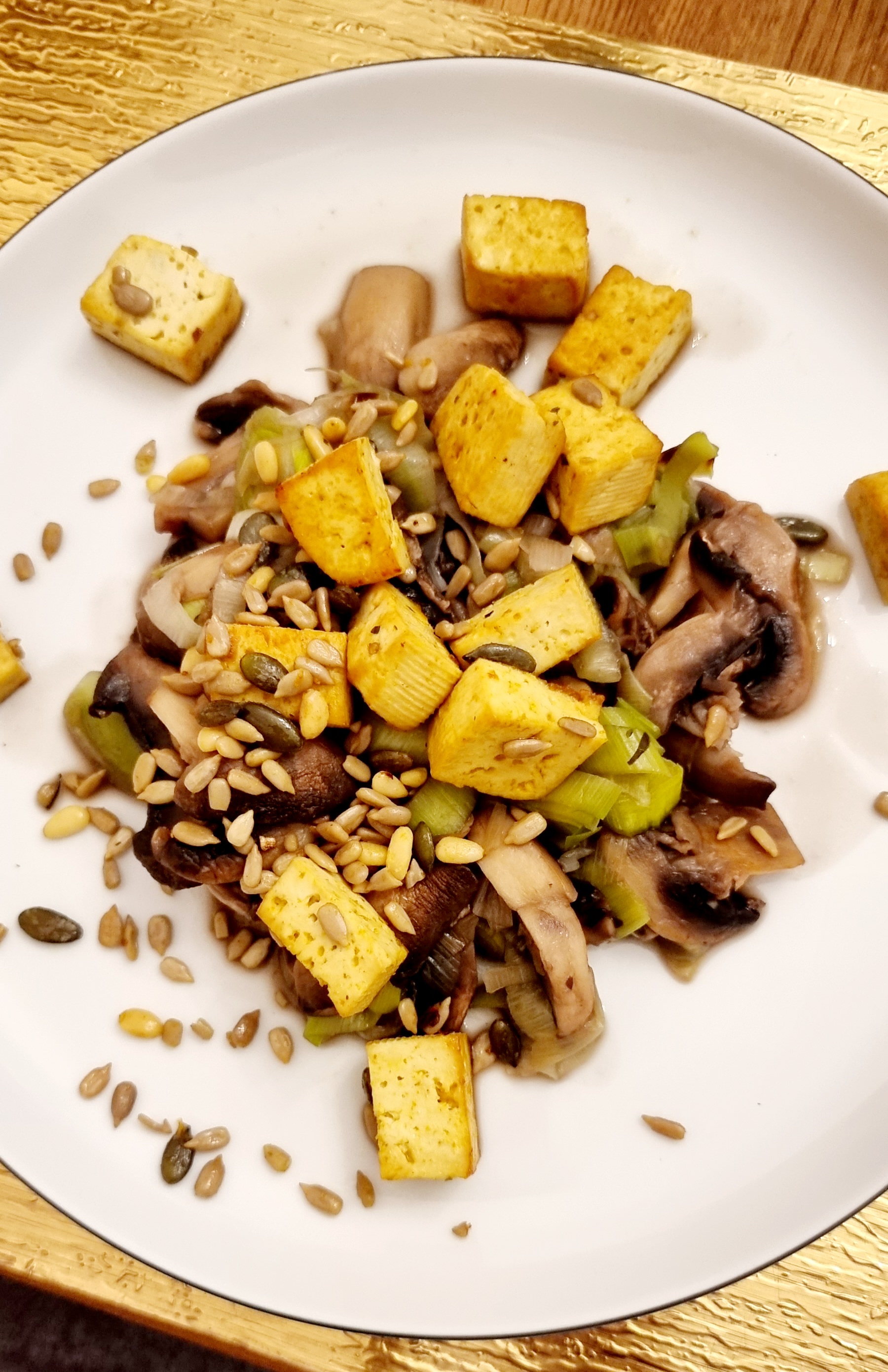 Champions-Lauch-Pfanne mit Tofu