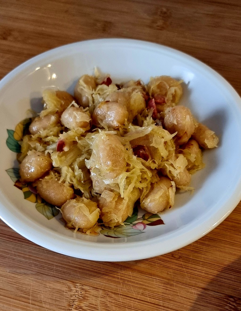 Gnocchi Sauerkraut Pfanne