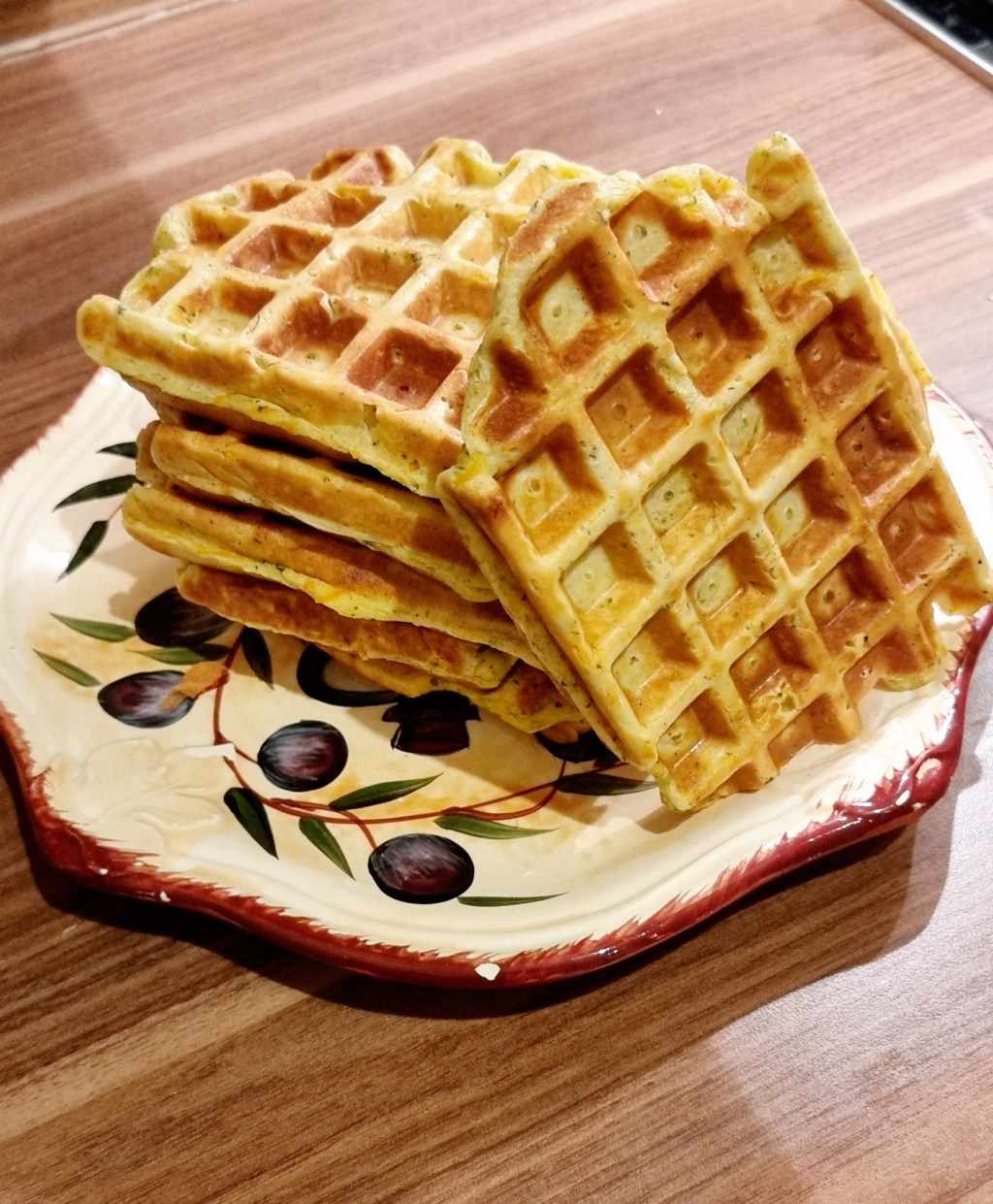 Kräuter-Quark-Waffeln