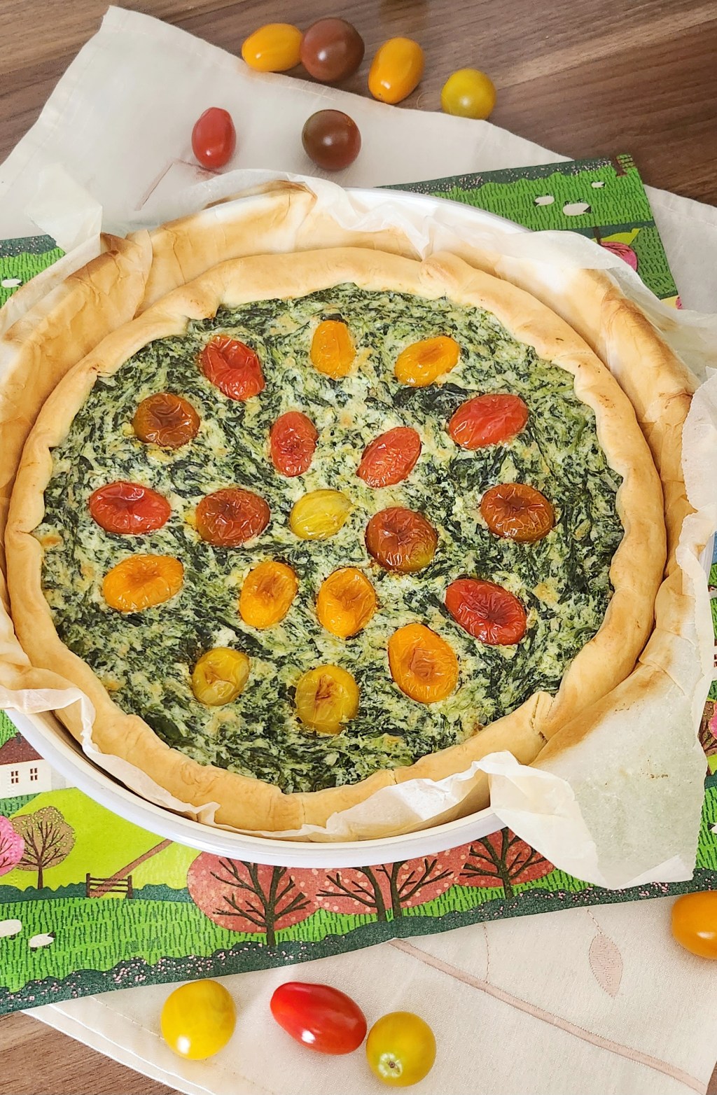 Torta salata mit Spinat und&nbsp;Ricotta