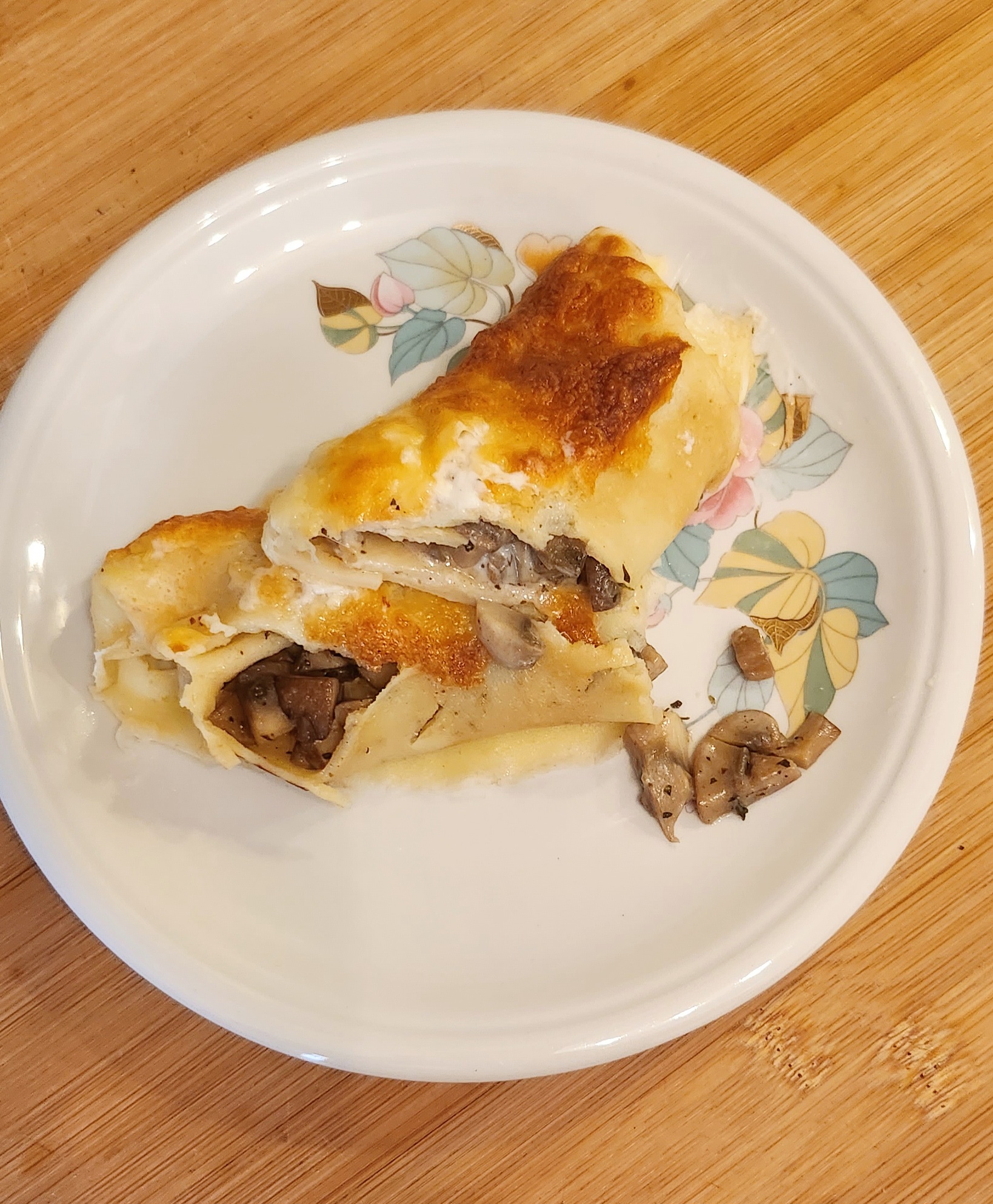 Überbackene Pfannkuchen