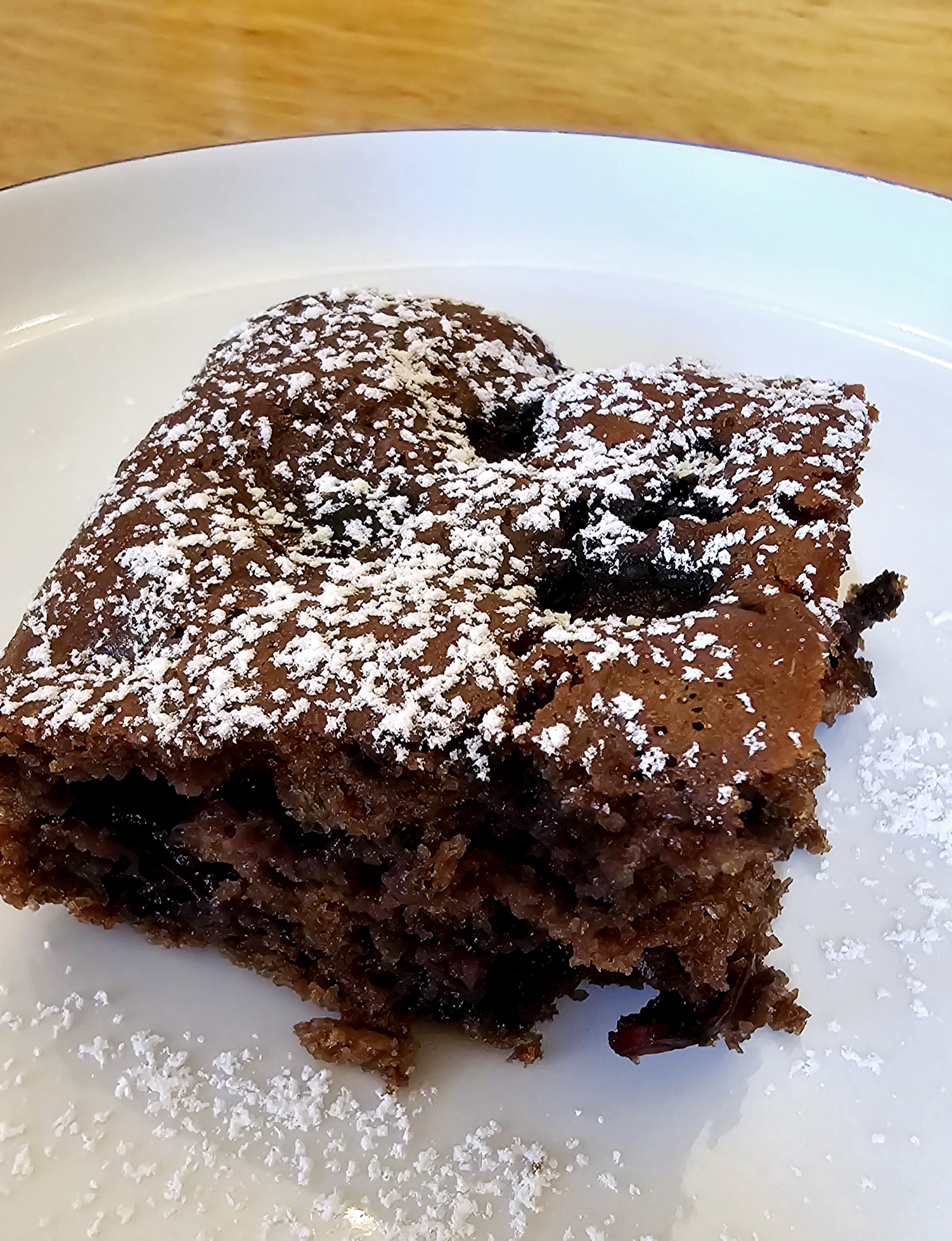 Schoko-Blaubeer-Kuchen