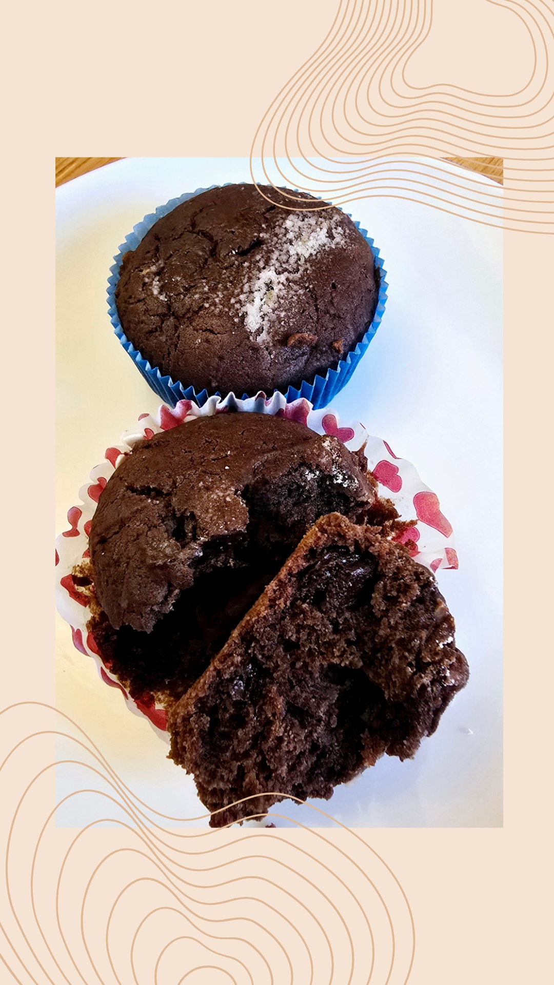 Vegane Schokoladenmuffins