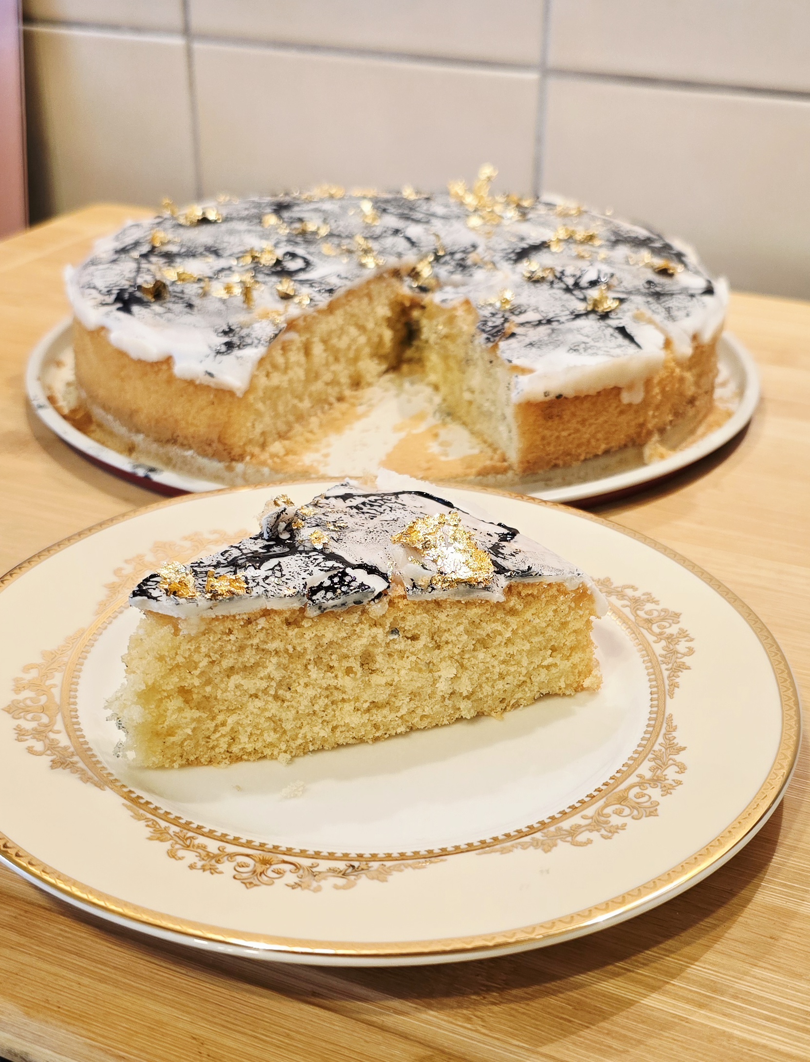 Biskuitboden mit Reismehl