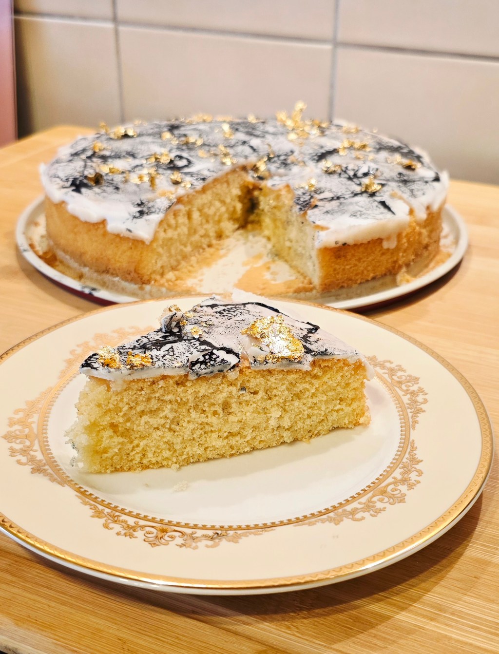 Biskuitboden mit Reismehl