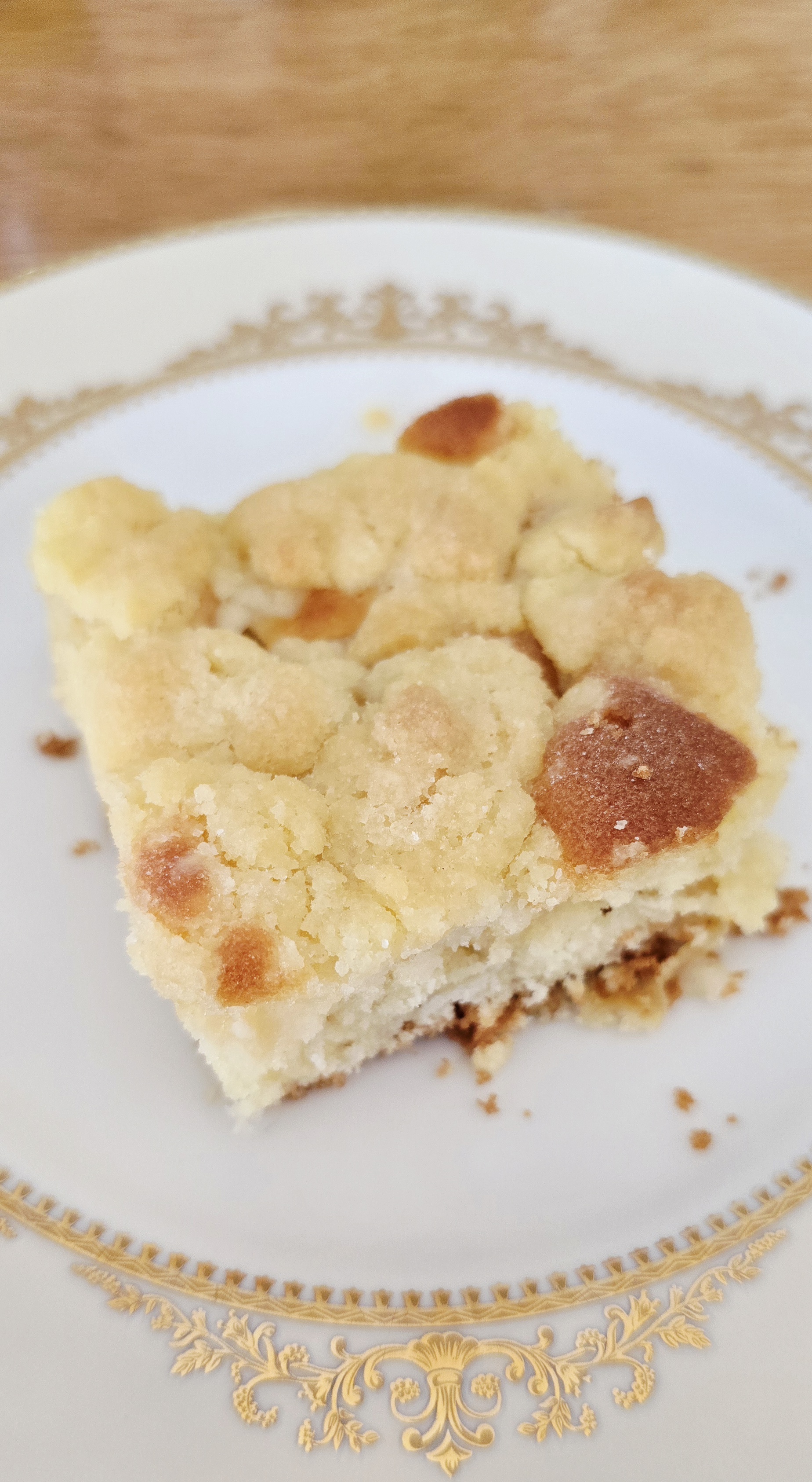 Apfelkuchen mit Streusel vom Blech